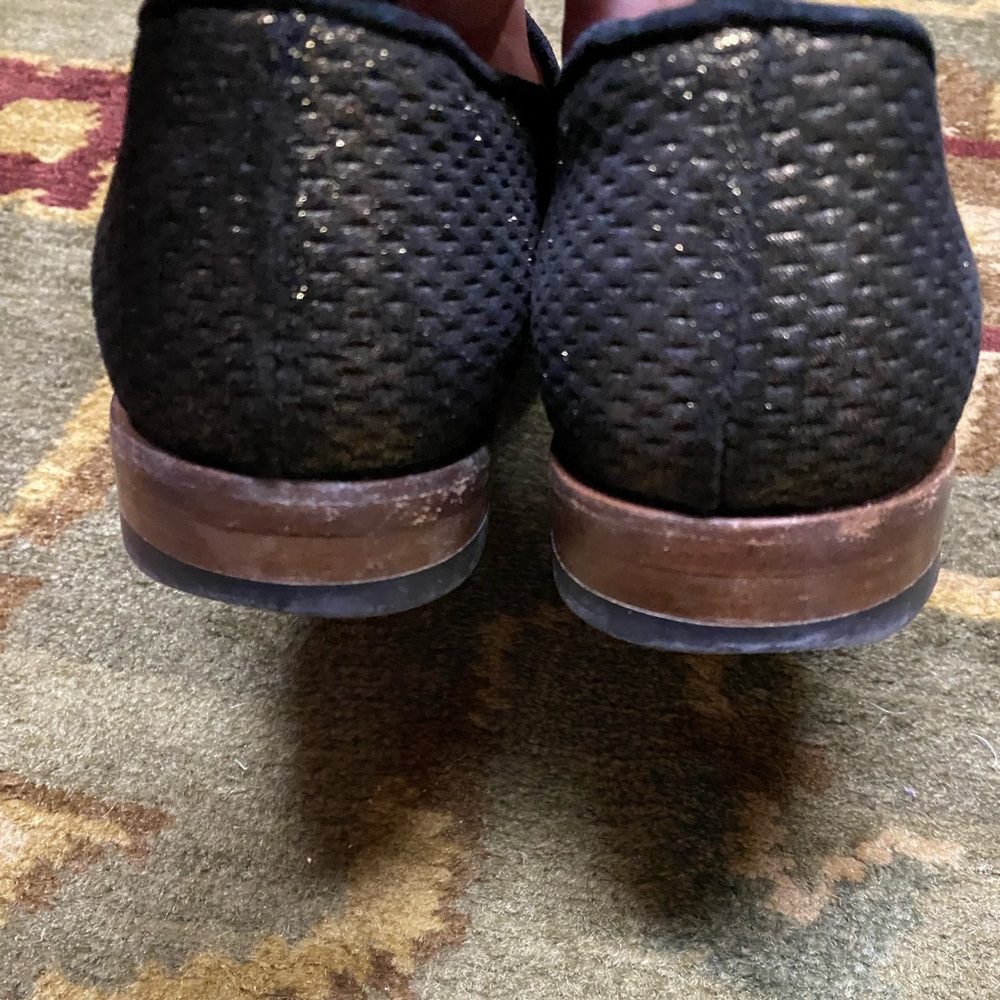 Paul Smith Steven Black & Gold Loafers With Tassel Sz 39,9 Women’s - Picture 10 of 15